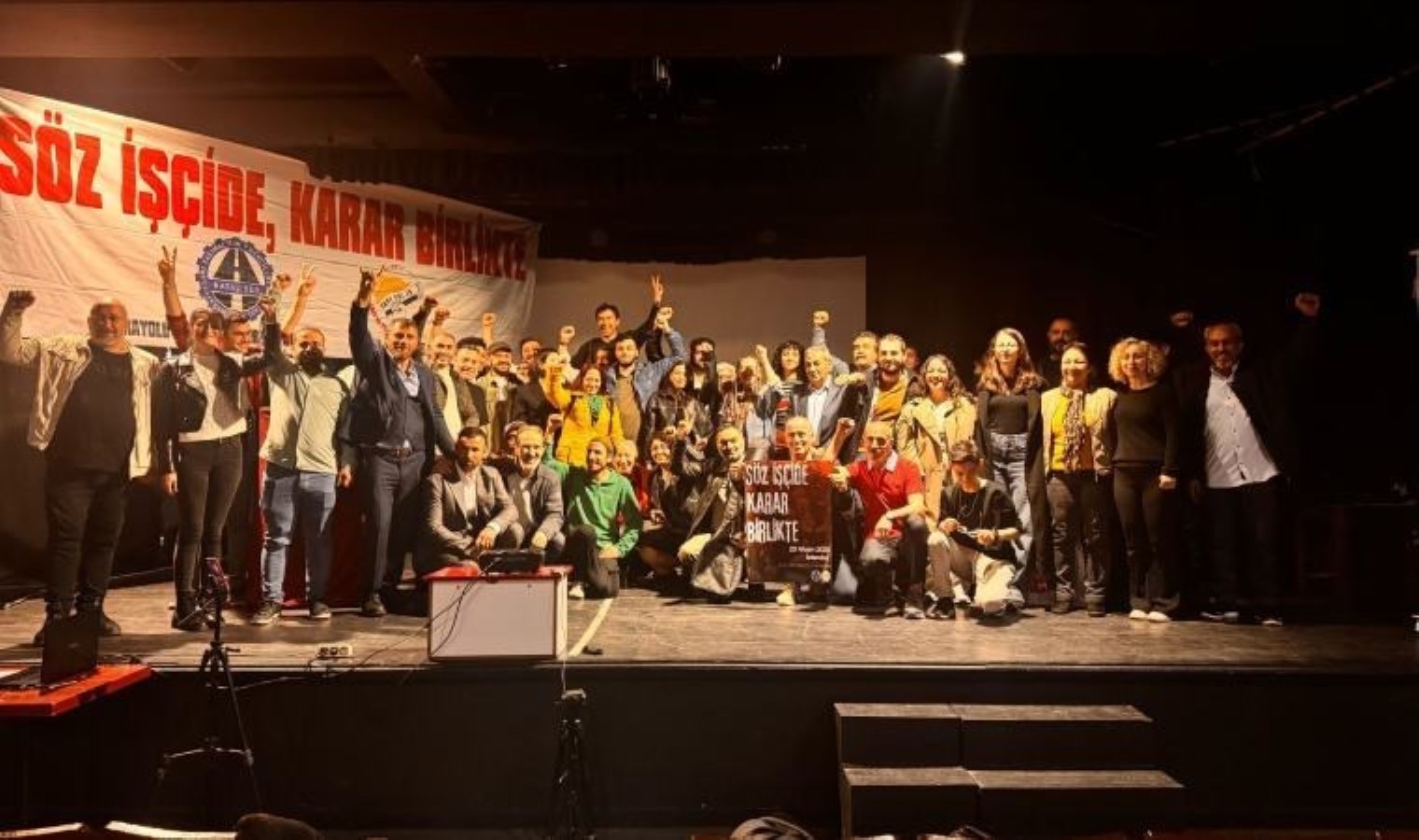 İşçilerden Taksim çıkışı: ‘Taksim’e yasak emrini verecek valilik binasını biz yaptık’