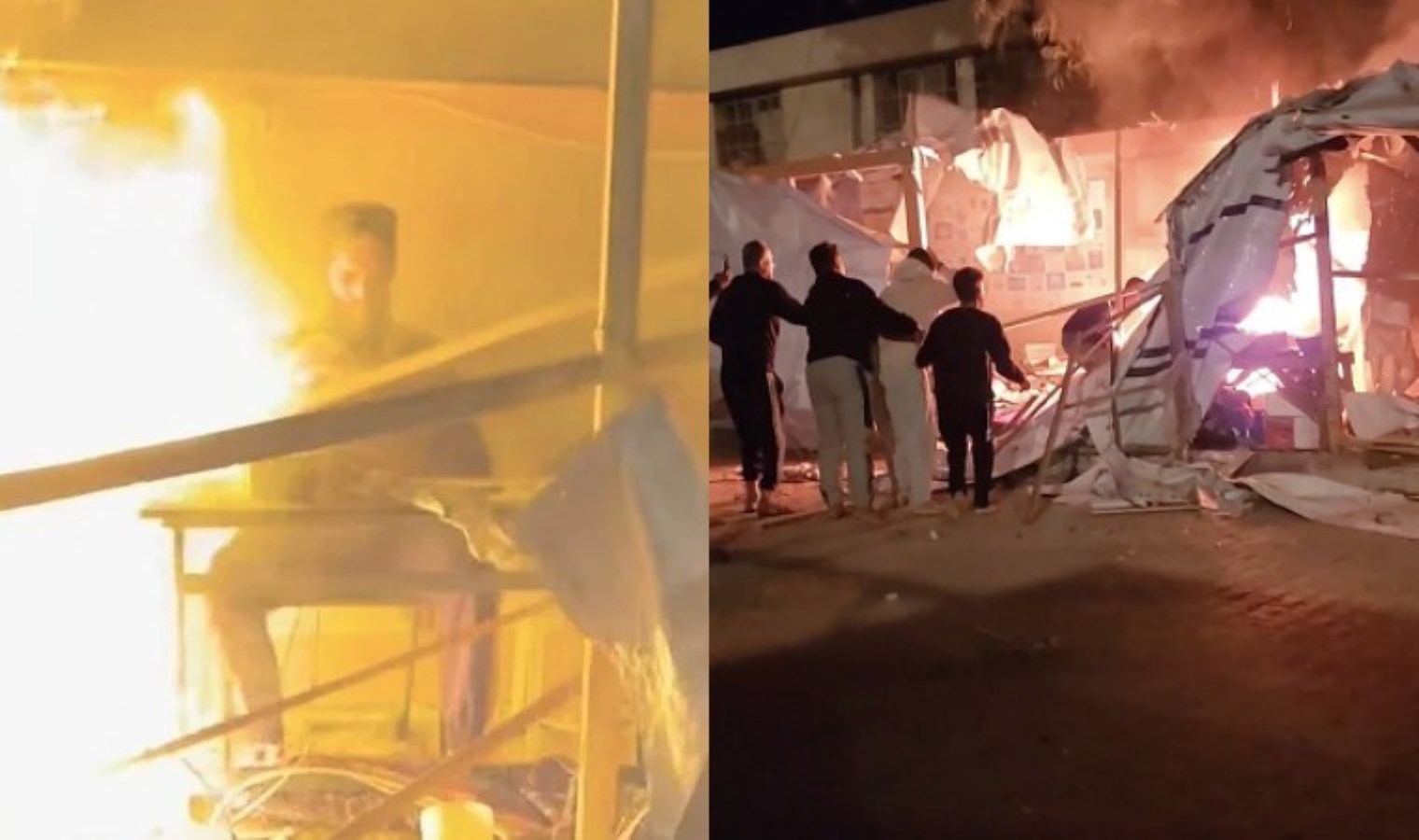 İsrail’den basın çadırına hava saldırısı: Gazeteci diri diri yandı