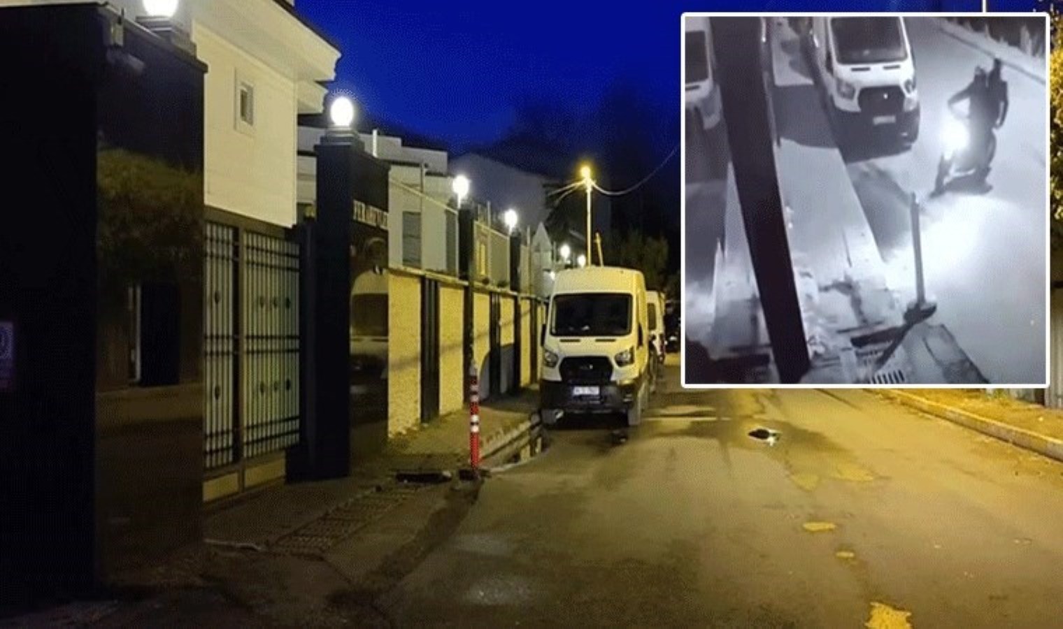 İstanbul Sarıyer’de villaların olduğu siteye el bombalı saldırı!