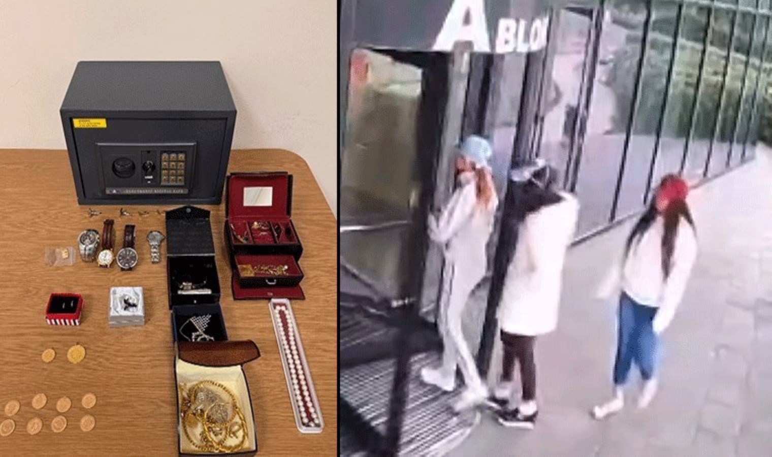 İstanbul’da akıl almaz hırsızlık: Hamile kadınlar girdikleri daireden çelik kasa çaldı!