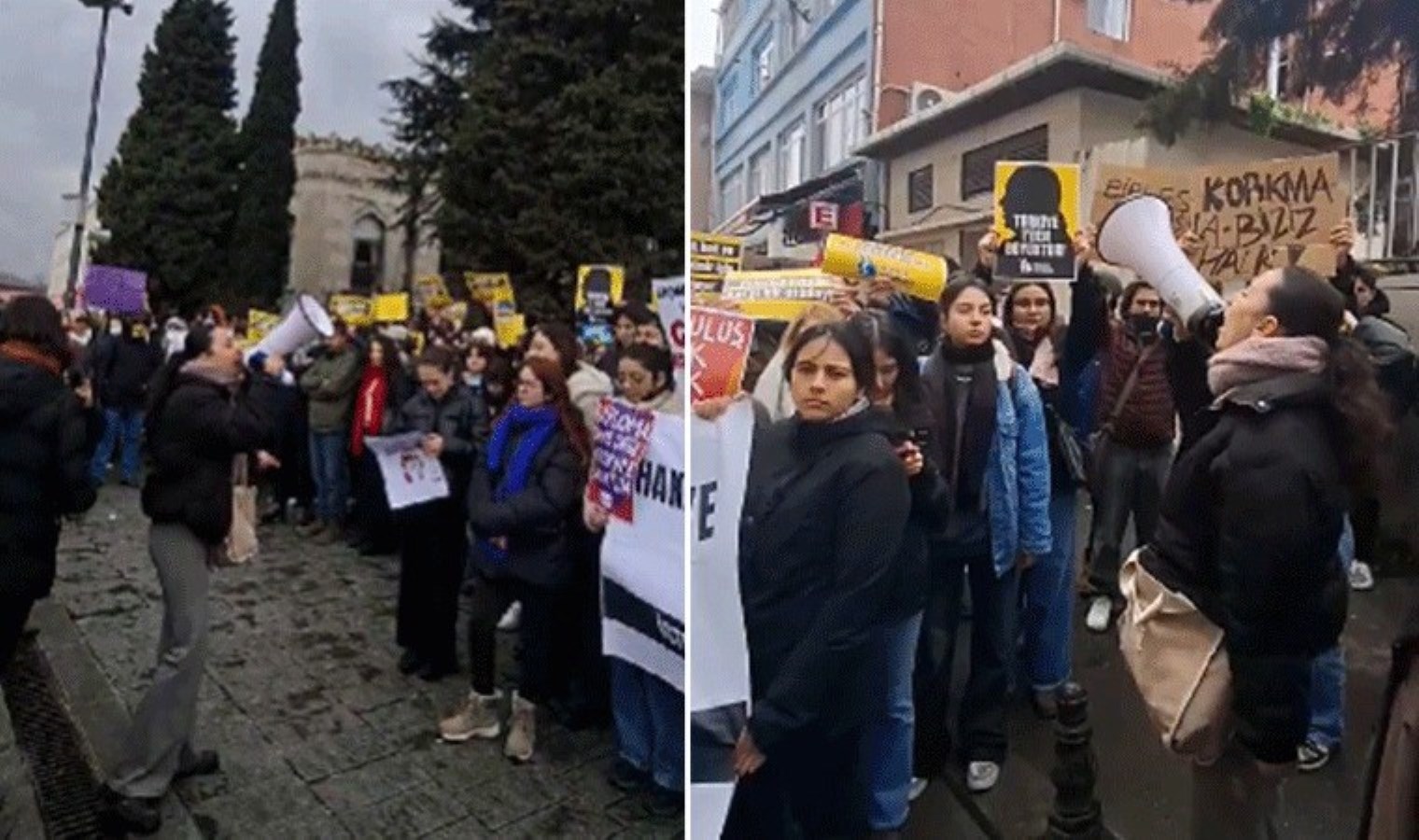 İstanbul’da öğrenci eylemleri başladı… İmamoğlu için üniversiteler de ayakta!