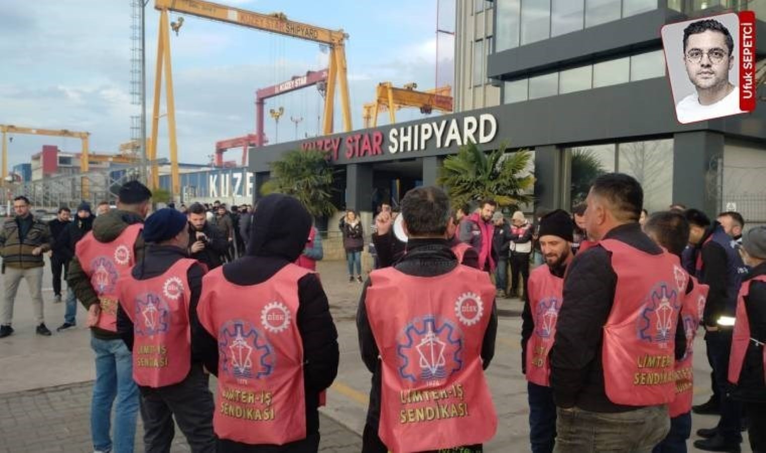 İşten çıkartılan işçiler: ‘Haklarımızı almadan vinçlerden inmeyeceğiz!’