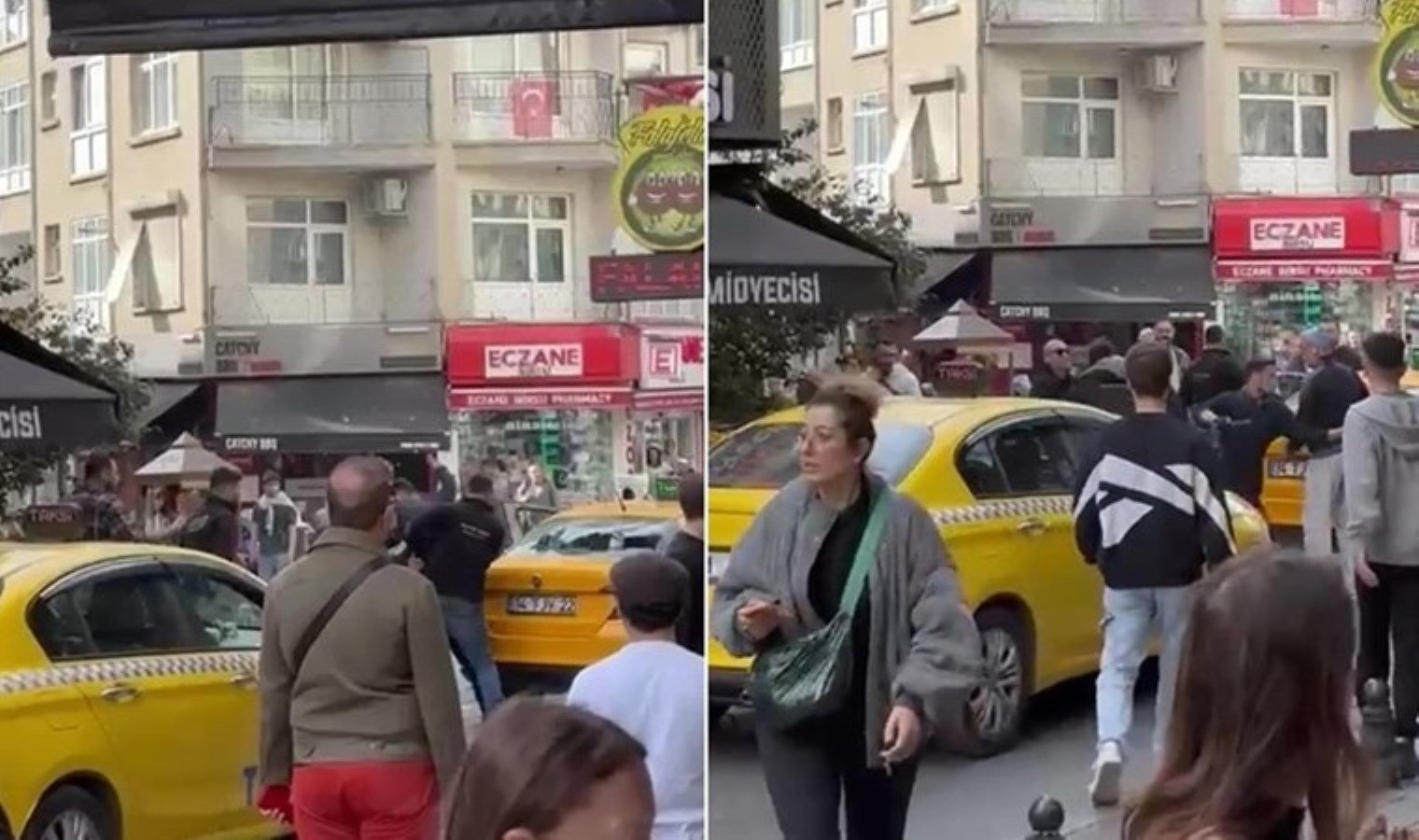 Kadıköy’de esnaf ile taksici arasında bıçaklı kavga!