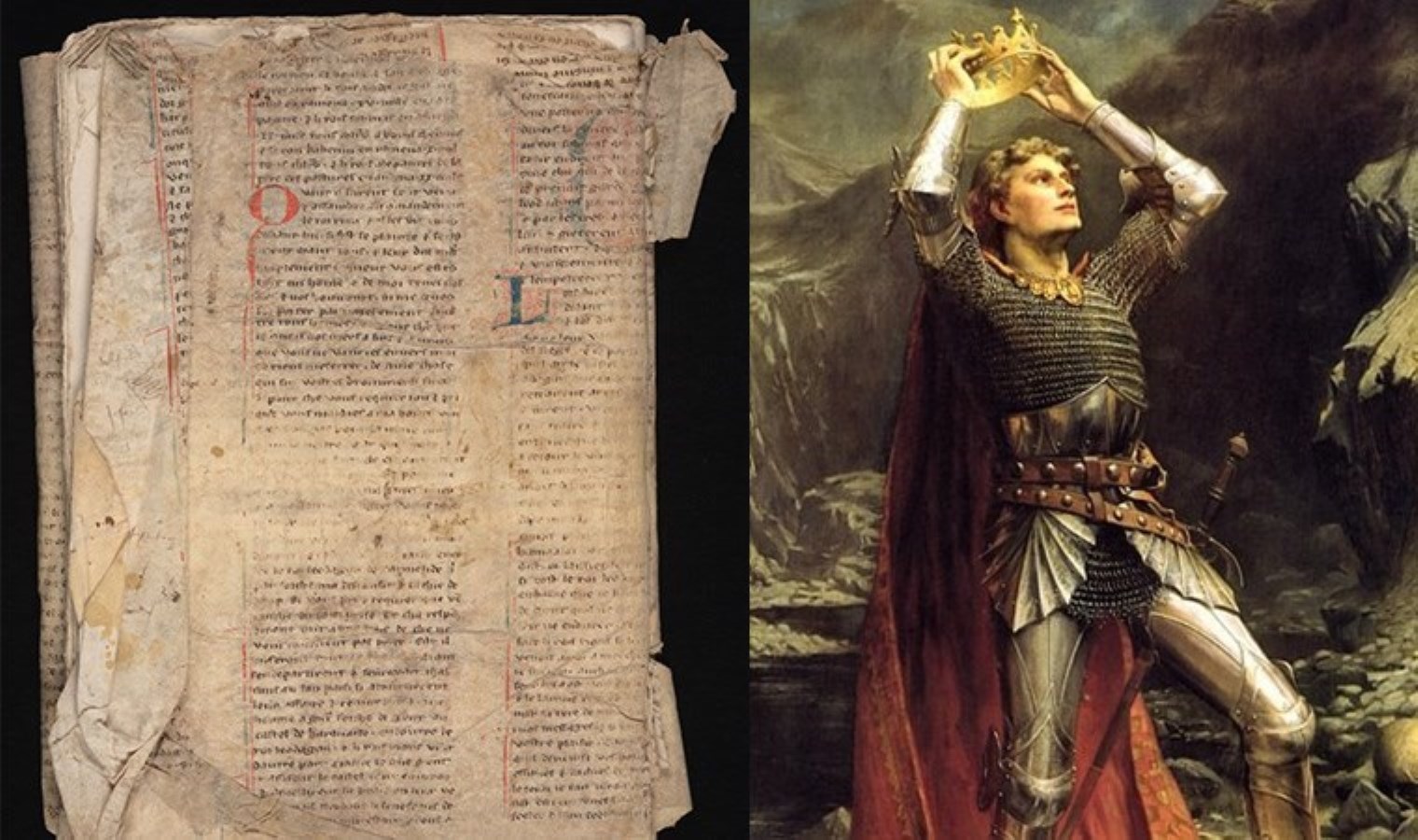 Kral Arthur’a ait tarihi el yazması bulundu