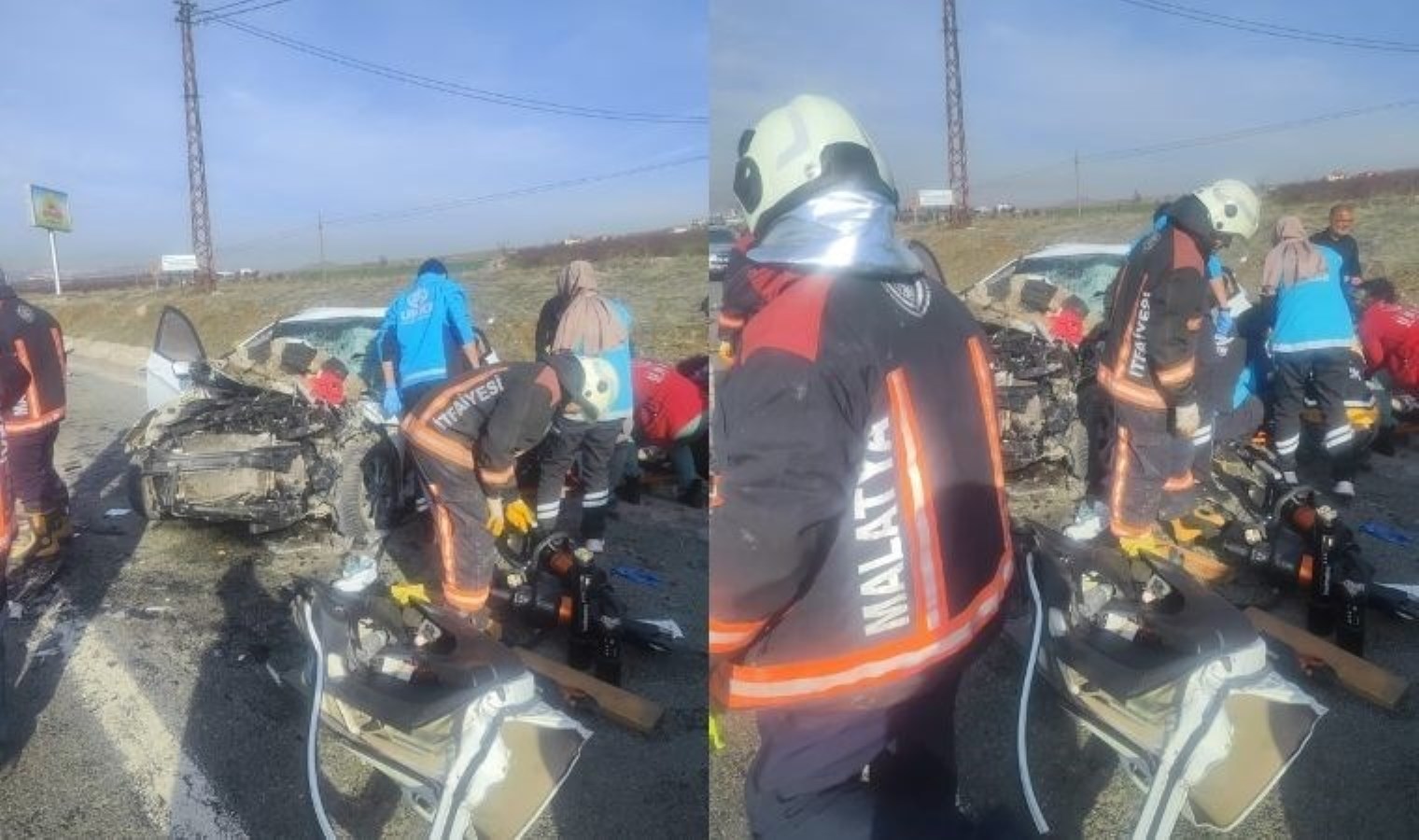 Malatya’da feci kaza: Yaralılar kurtarılamadı