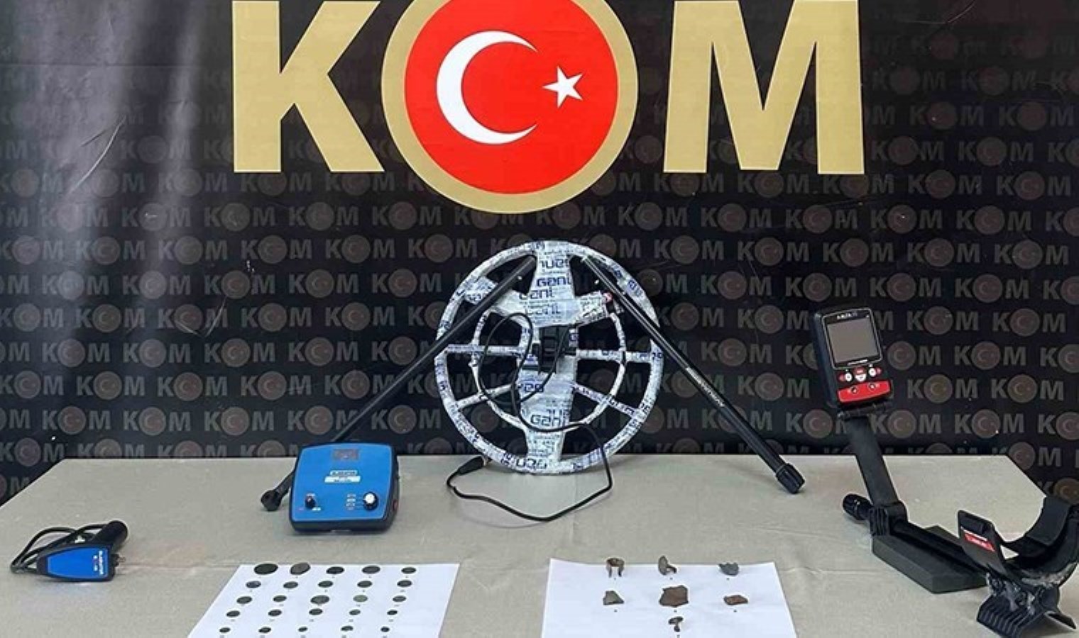 Malzemelere el konuldu… Sivas’ta ‘tarihi eser’ kaçakçılığı: 2 gözaltı