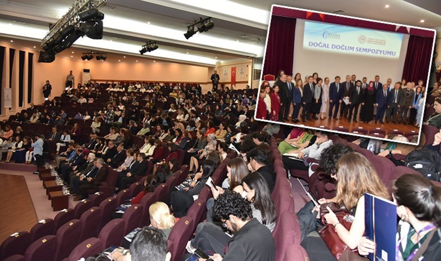 Manisa Celal Bayar Üniversitesi’nde ‘normal doğum’ protestosu: Başhekim kürsüye geldi, öğrenciler salonu terk etti!