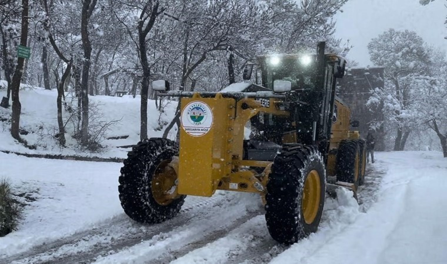 Muş’ta 55 köy yolu kardan kapandı!