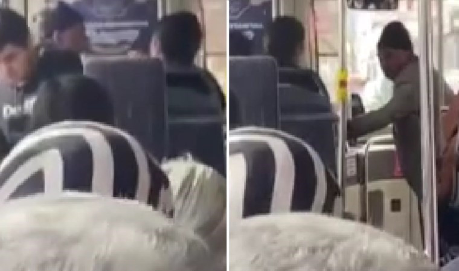 Otobüste tepki çeken anlar: Tanımadığı kadına evlilik teklif etti!