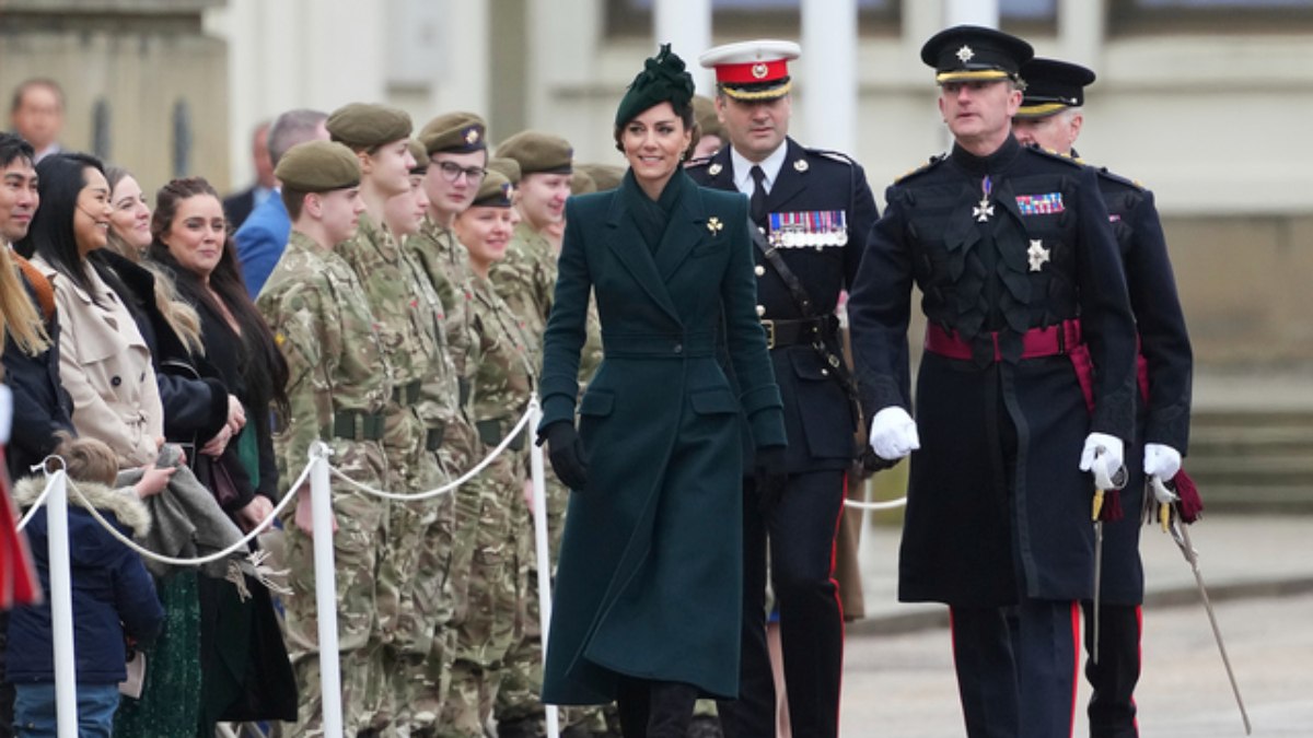 Prenses Kate Middleton, Aziz Patrick Günü’ne katıldı