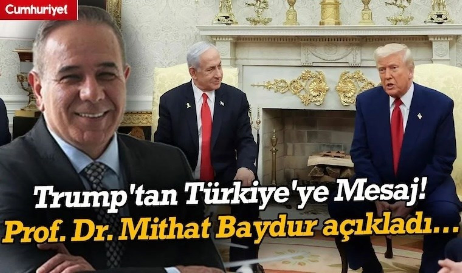 Prof. Dr. Mithat Baydur: “Trump’ın Mesajı Net: Çizdiğimiz Mecradan Çıkma”