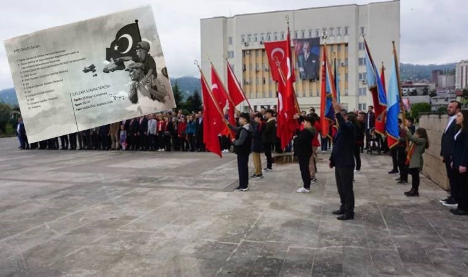 Rize İl Milli Eğitim Müdürlüğü’nün ’23 Nisan’ programında tepki çeken Atatürk ayrıntısı!