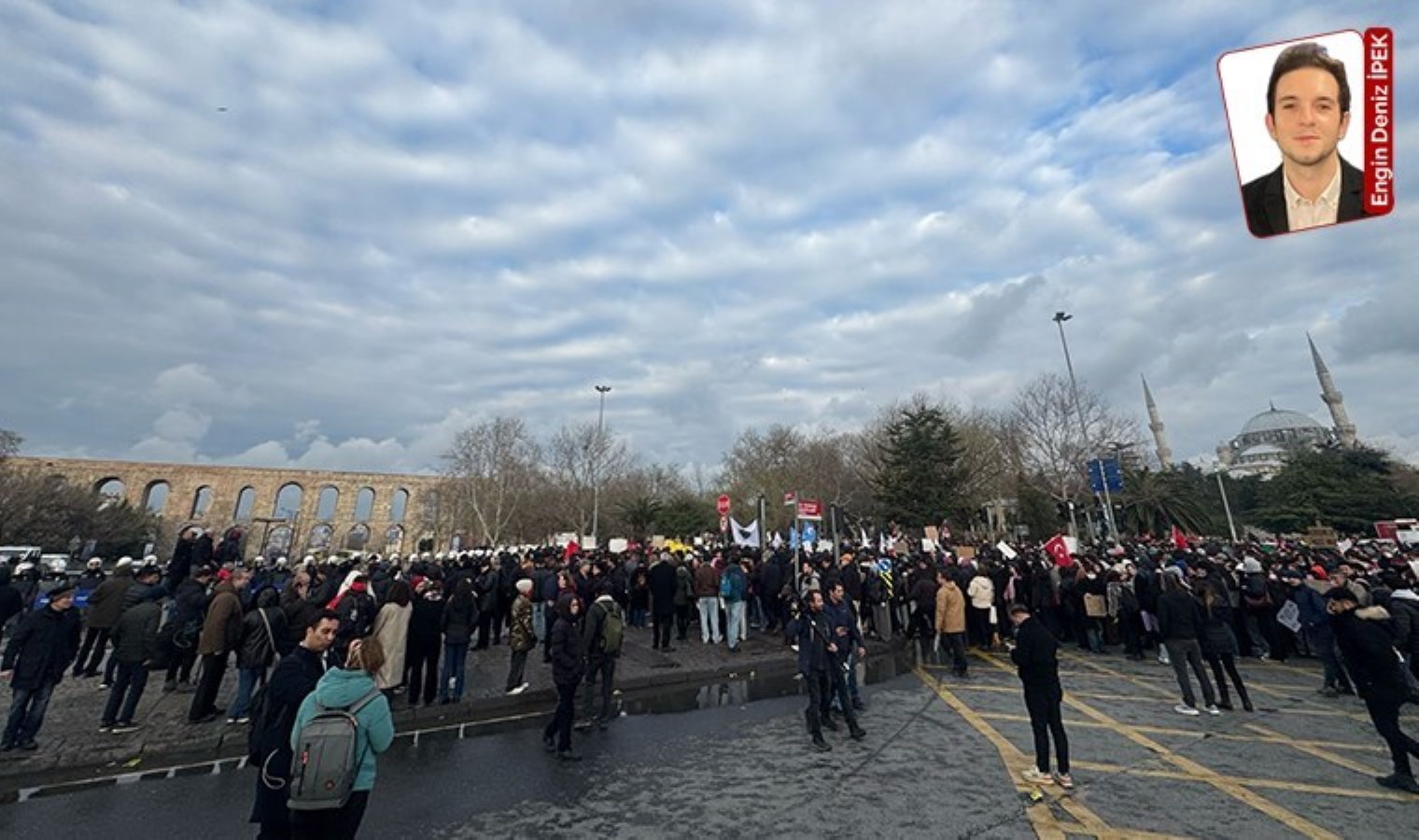 Saraçhane’de öğrencilerin direnişi sürüyor: Taksim’e doğru yürüyen öğrencilerden ‘Her yer Taksim her yer direniş’ sloganları