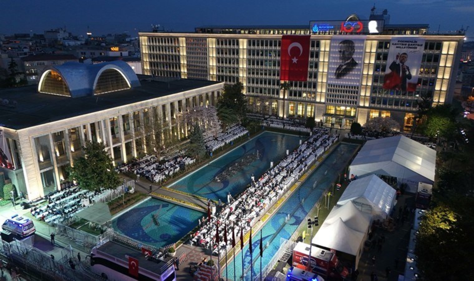 Saraçhane’de yurttaşlar ‘Millet’ iftarında buluştu