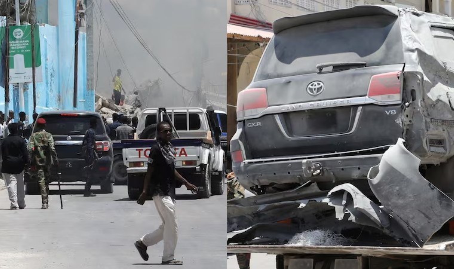 Somali’de Cumhurbaşkanı konvoyuna bombalı saldırı!