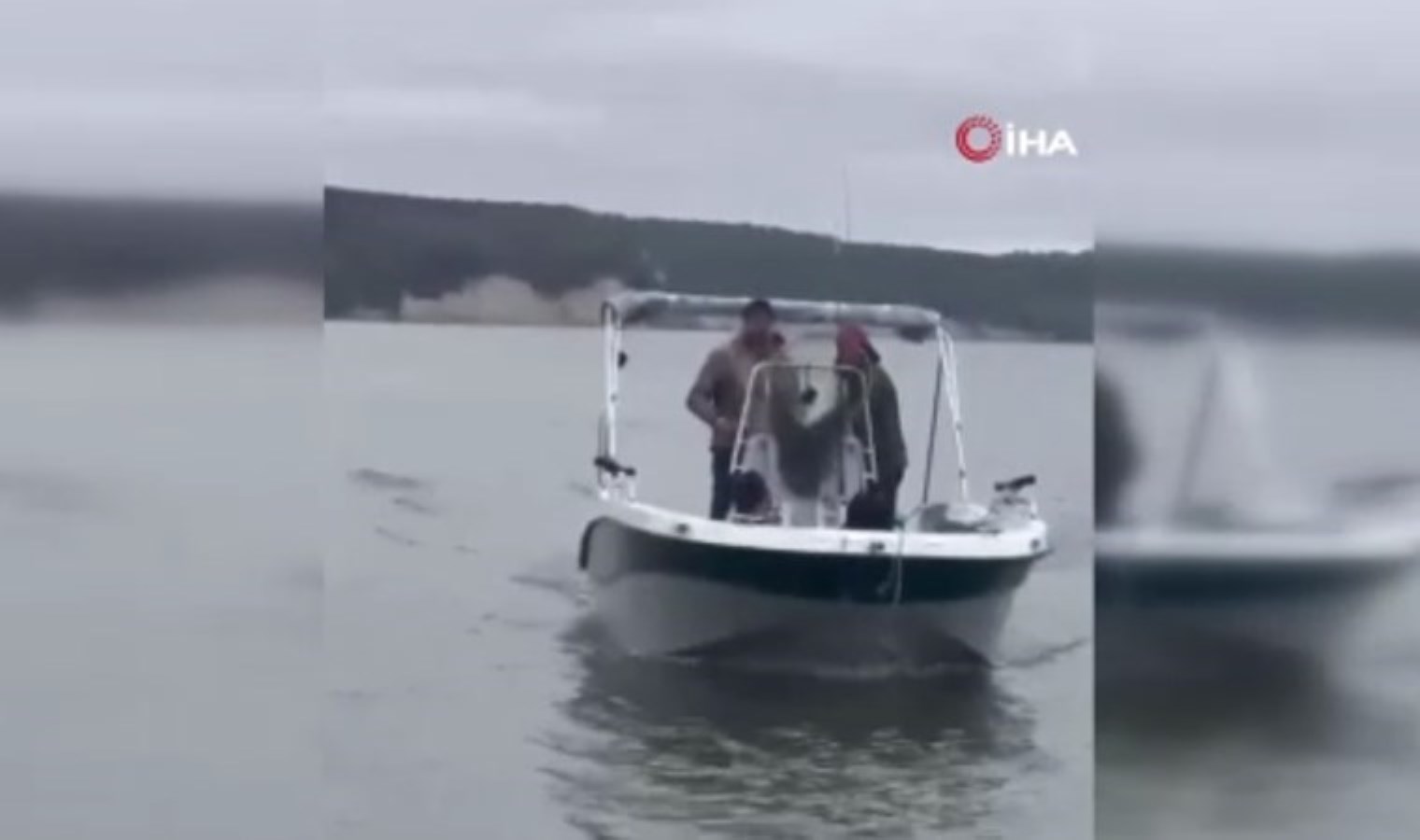 Terkos Gölü’nde panik anları: Balık tutmak isterken, ölümden döndüler!