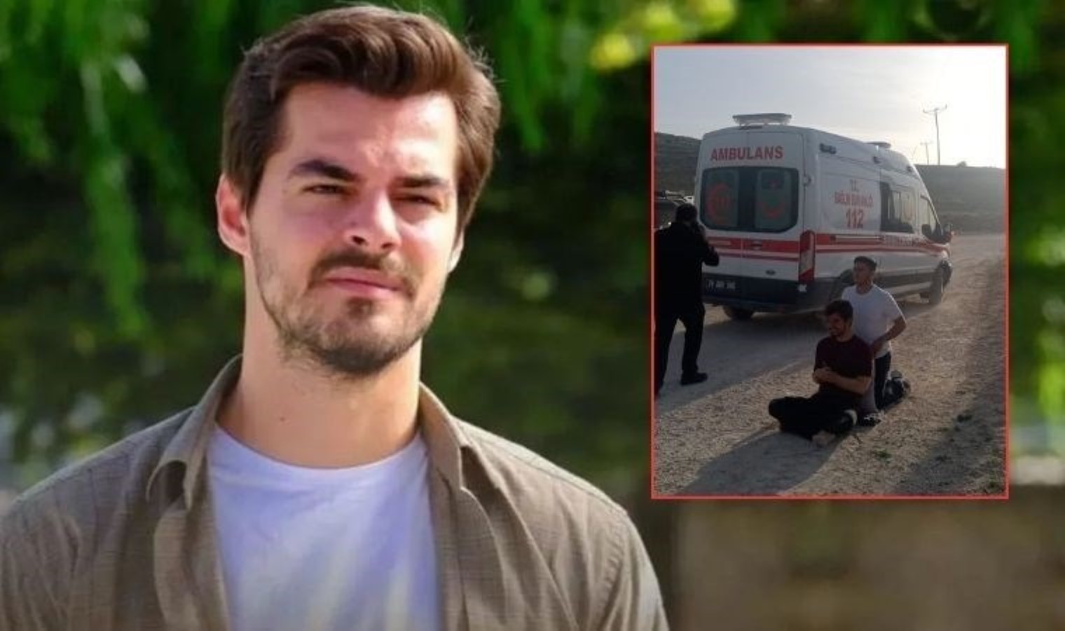 Trafik kazası geçiren Berk Atan’ın görüntüleri ortaya çıktı!