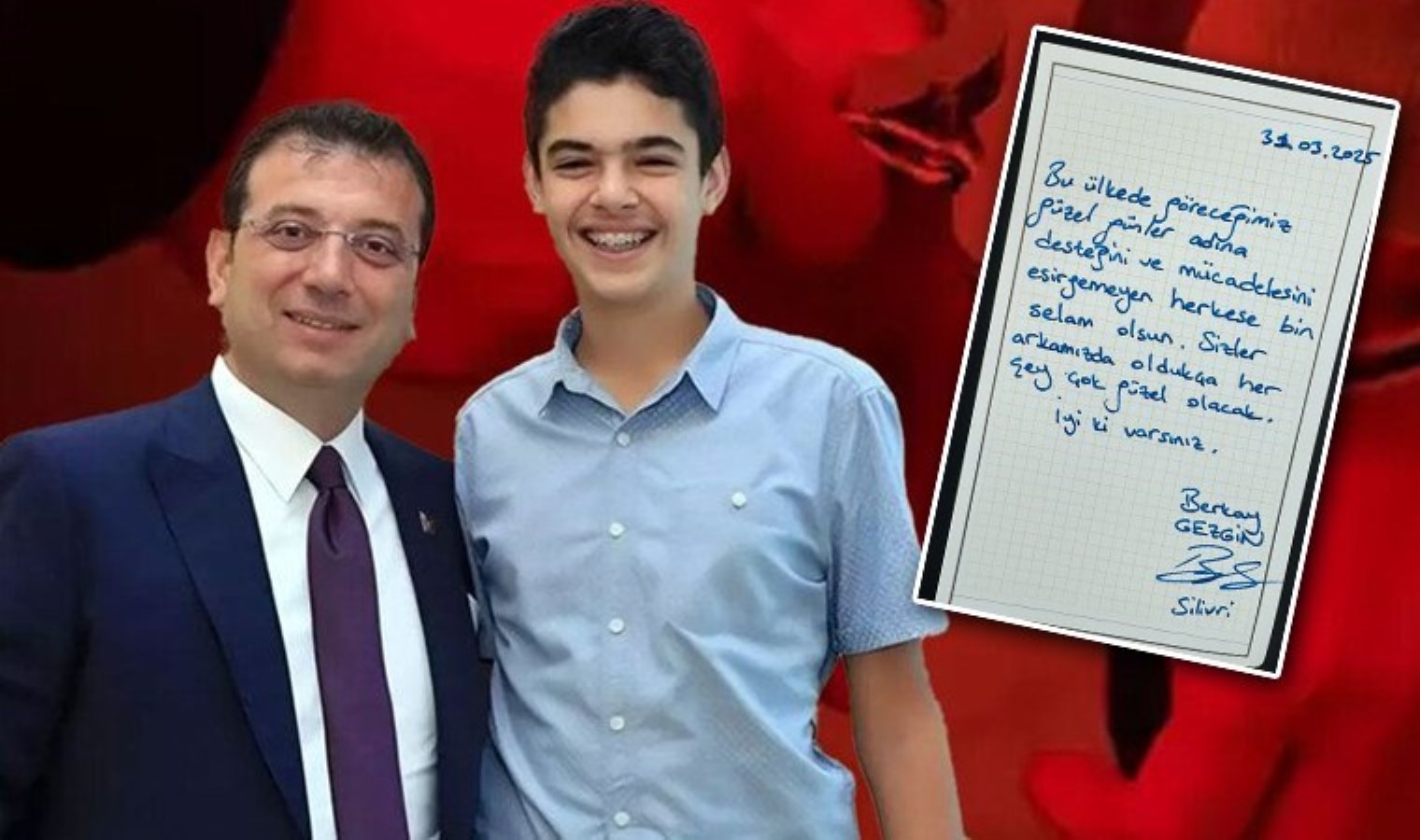 Tutuklu Berkay Gezgin, Silivri’den mesaj verdi: ‘Sizler arkamızda oldukça her şey çok güzel olacak!’