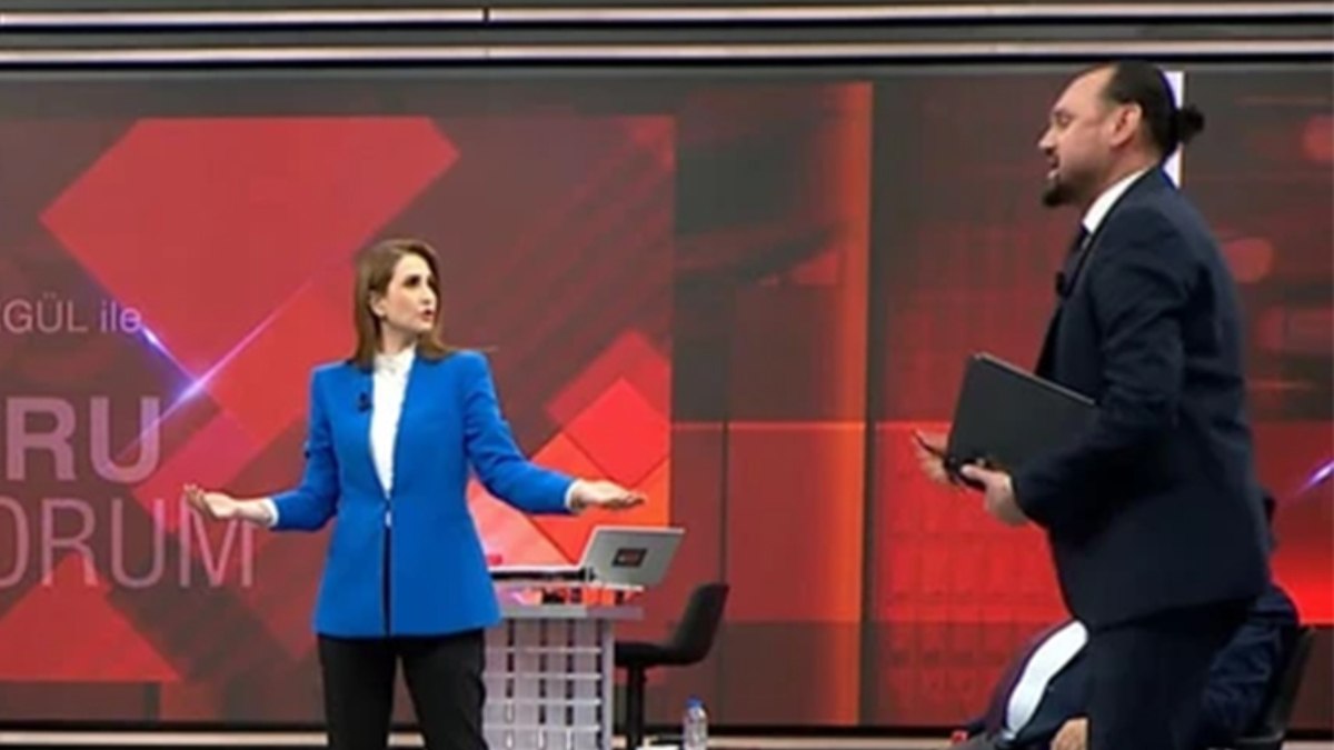 TV100’de gergin anlar: Ferhat Murat’la tartışan Can Özçelik programı terk etti
