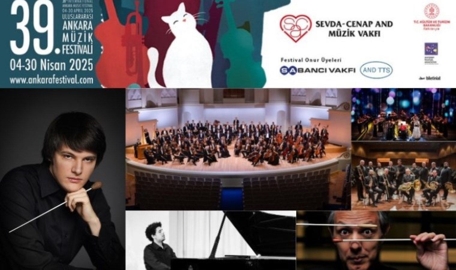 Uluslararası Ankara Müzik Festivali 39. Yılını Üç Muhteşem Konserle Uğurluyor