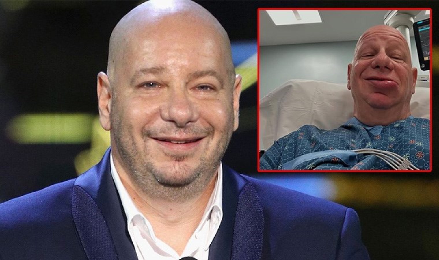 Ünlü komedyen Jeff Ross dondurma yedi, hastanelik oldu!