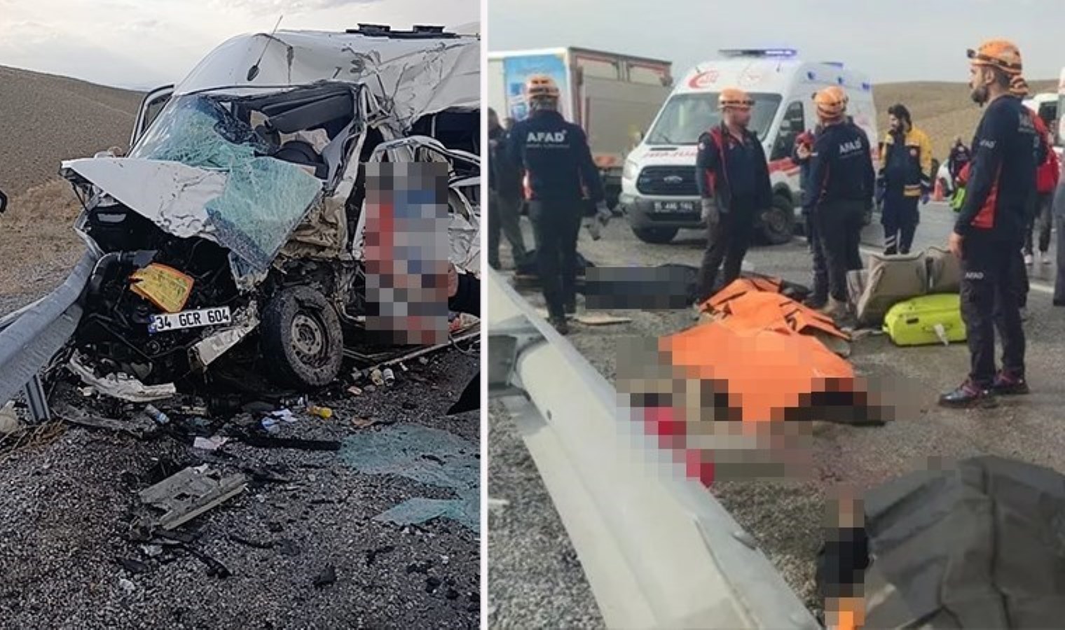 Van’da katliam gibi kaza! Yolcu minibüsüyle kamyonet çarpıştı: En az 6 ölü, 8 yaralı…