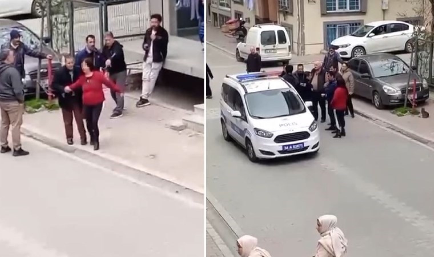 Yer Esenyurt… Kadını takip eden şahsa meydan dayağı!