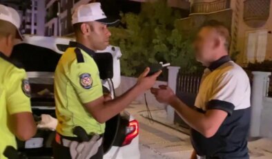 1.24 promil alkollü yakalanan sürücü: ‘Ekmeğimle oynuyorsunuz’