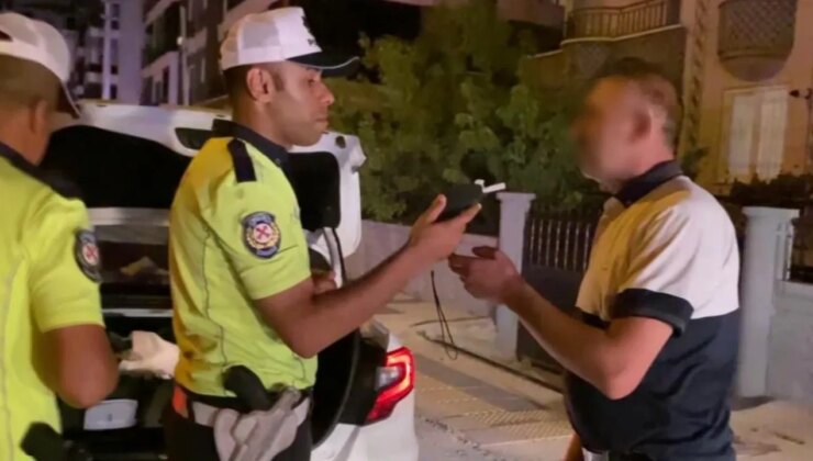 1.24 promil alkollü yakalanan sürücü: ‘Ekmeğimle oynuyorsunuz’