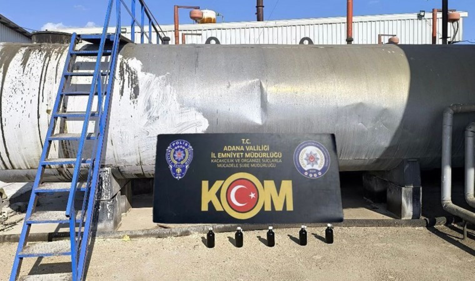 25 bin litreye el konuldu… Asfalt üretim tesisinde ‘kaçak akaryakıt’ üretimi: 1 gözaltı