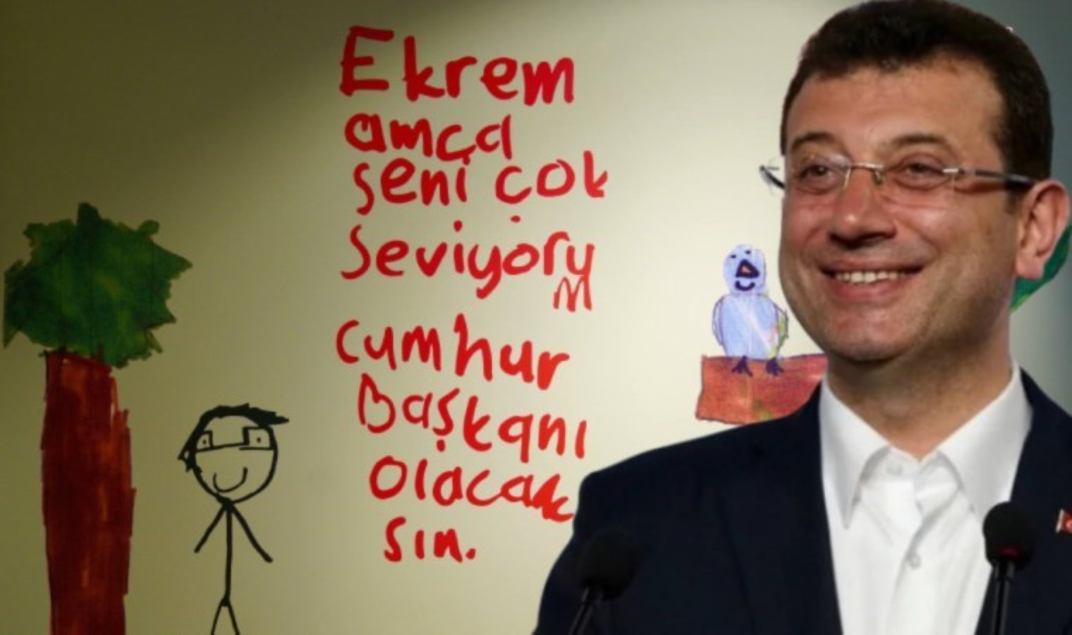 81 ilden 515 çocuğun İmamoğlu’na yazdığı mektup ve resimlerden oluşan sergi açıldı!