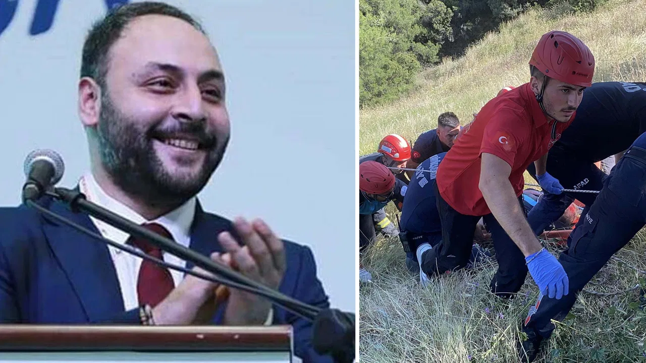 AKP’li eski başkan ölümden döndü: Motosikleti uçuruma yuvarlandı!