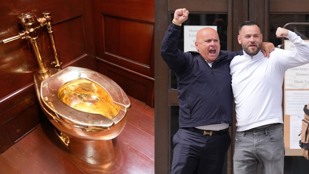 ‘Altın klozet’ hırsızlığı davasında sanık serbest kaldı