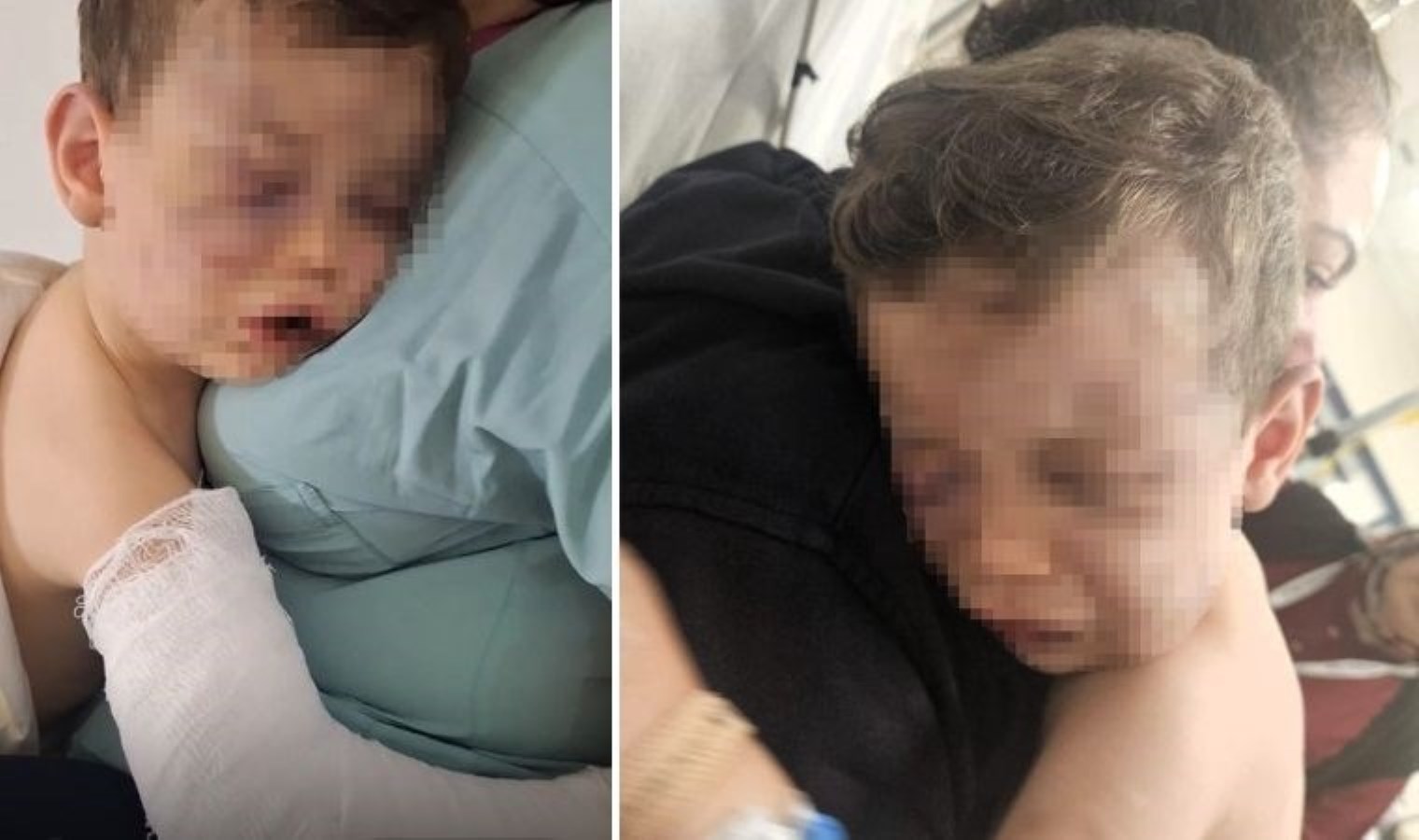 Aren bebeği hastanelik eden caniler gözaltına alındı