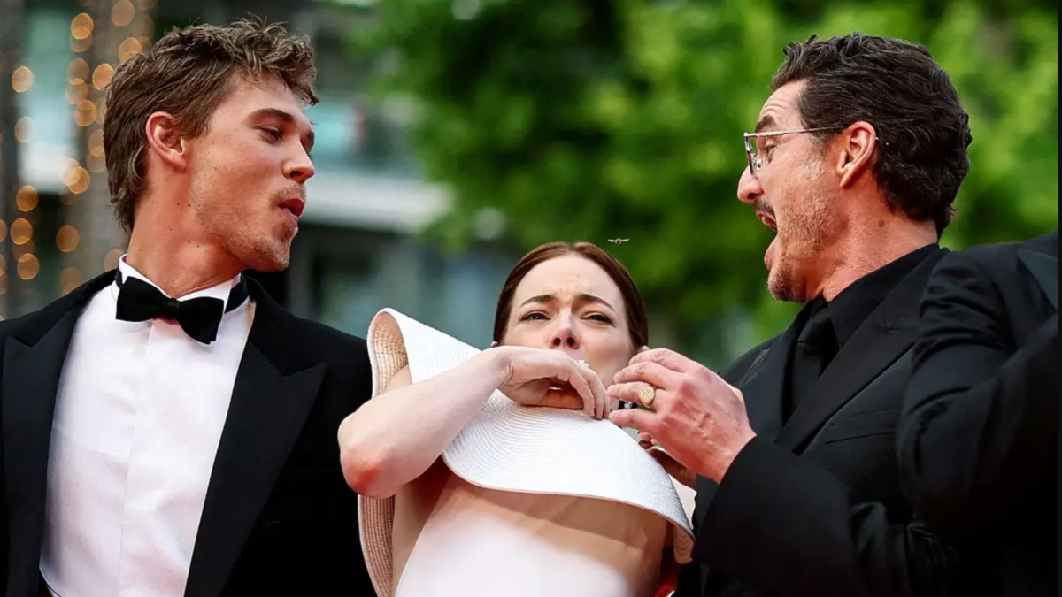 Arı Cannes Film Festivali’ni karıştırdı! Emma Stone’un korkudan yere düşecekti