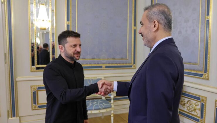 Bakan Hakan Fidan, Ukrayna Devlet Başkanı Zelenskiy tarafından kabul edildi
