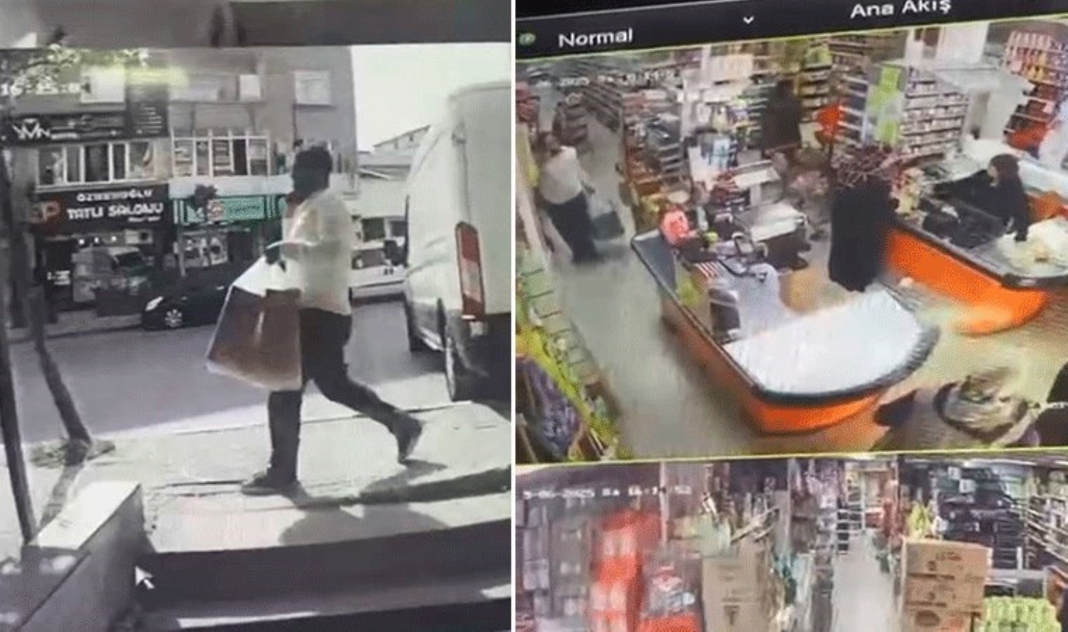 Başakşehir’de akıl almaz olay: Müşteri kılığında markete girdi, kolilerce kahve çaldı!