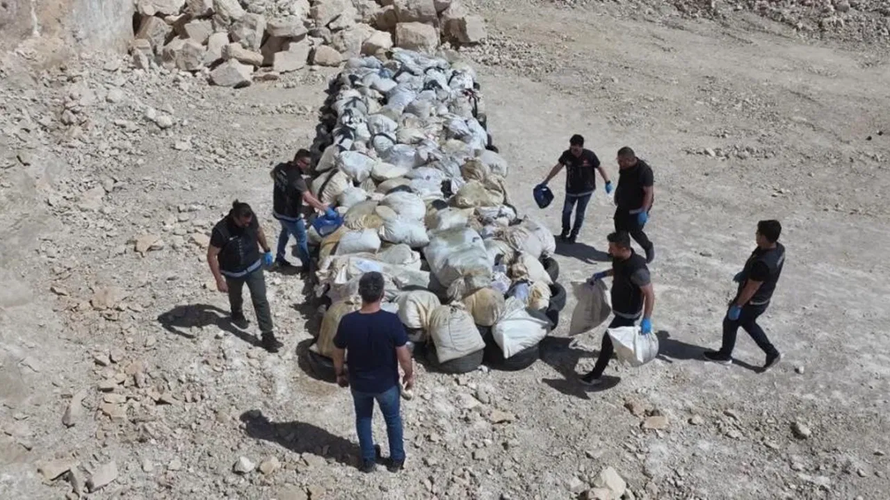 Batman’da 2 ton uyuşturucu madde imha edildi