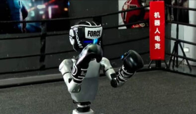 Çin’de dünyanın ilk robot boks maçı yapıldı