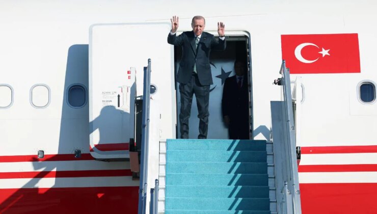 Cumhurbaşkanı Erdoğan, Azerbaycan’a gitti