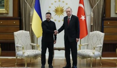 Cumhurbaşkanı Erdoğan Volodimir Zelenskiy ile görüştü