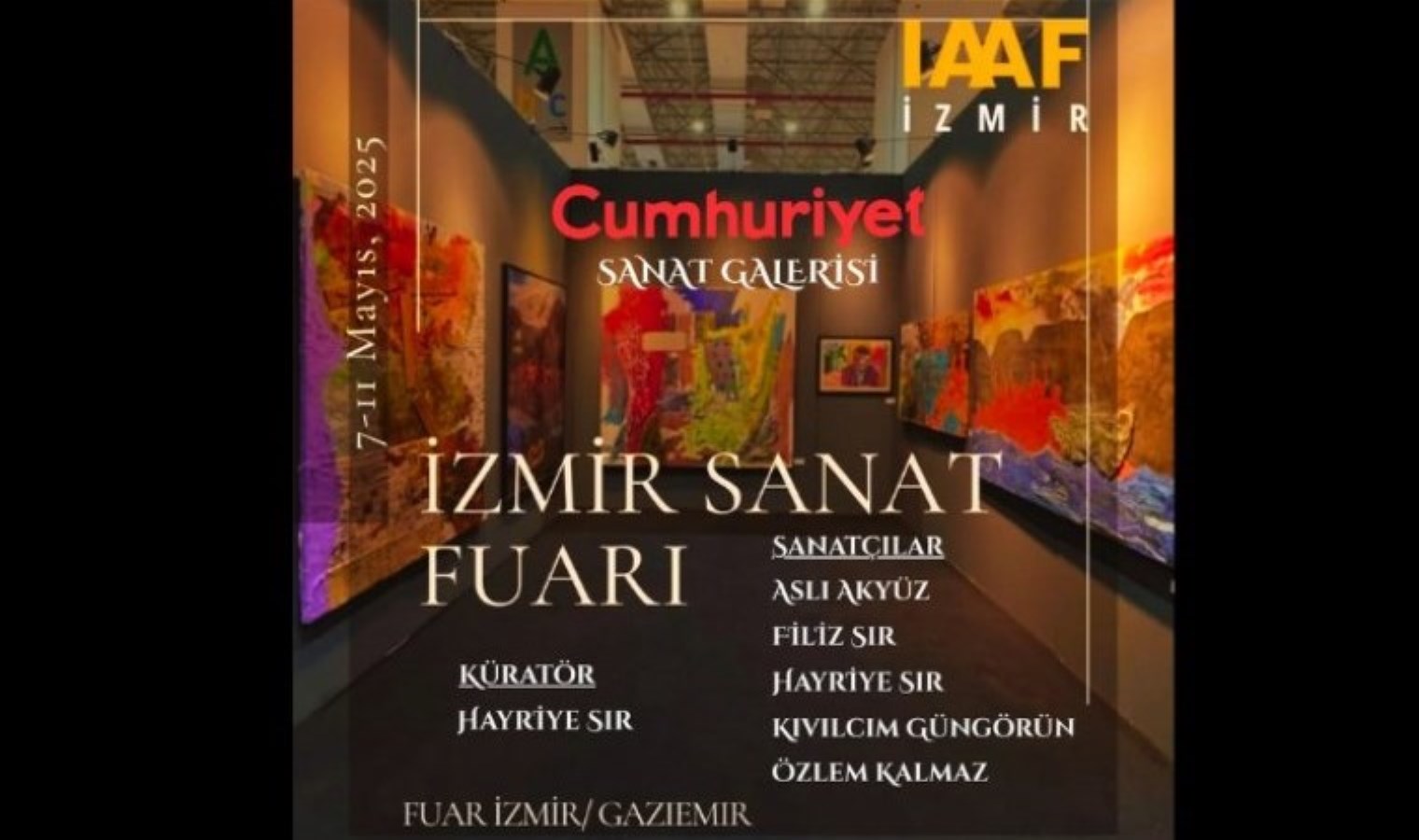 Cumhuriyet Sanat Galerisi İzmir Sanat Fuarı’nda
