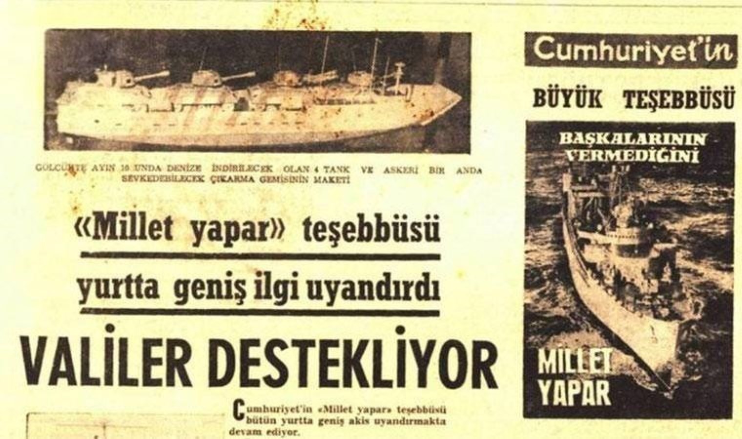 Cumhuriyet’ten Millet Yapar kampanyası