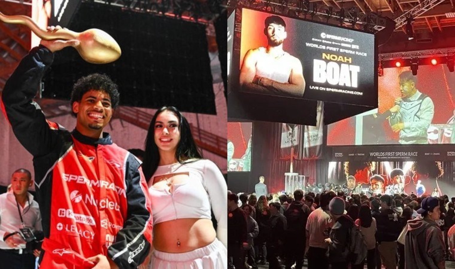 “Dünyanın ilk sperm yarışı” düzenlendi