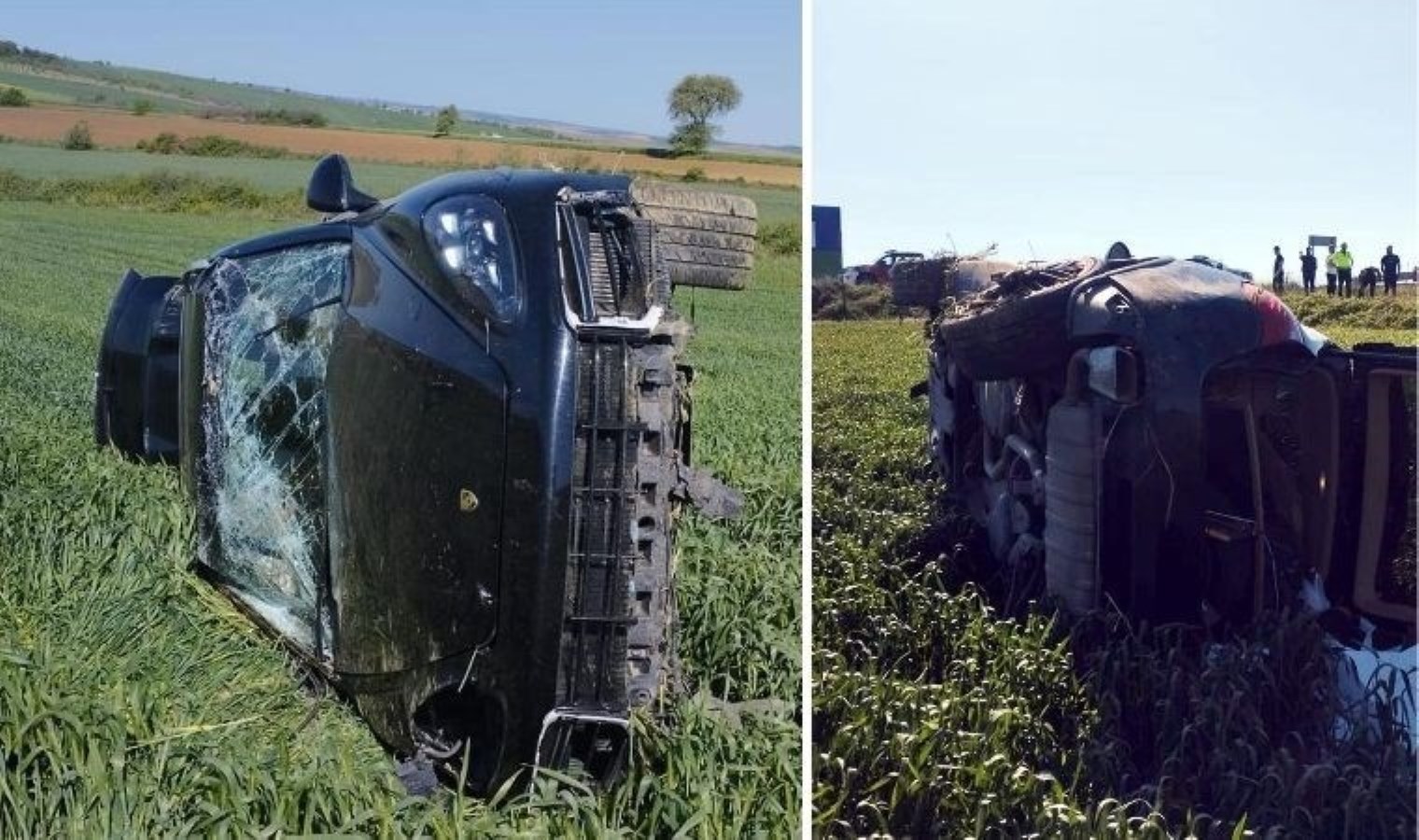 Dur ihtarına uymadı, polisi ezdi: Menfezde yakalandı