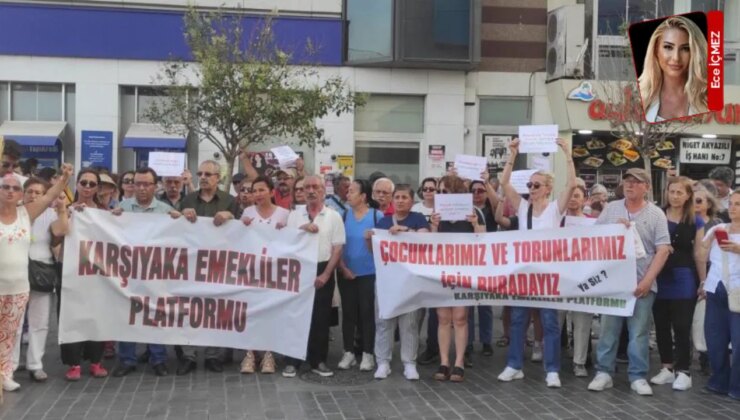 Emekliler bayram ikramiyelerinin yükseltilmesi için sokağa çıktı