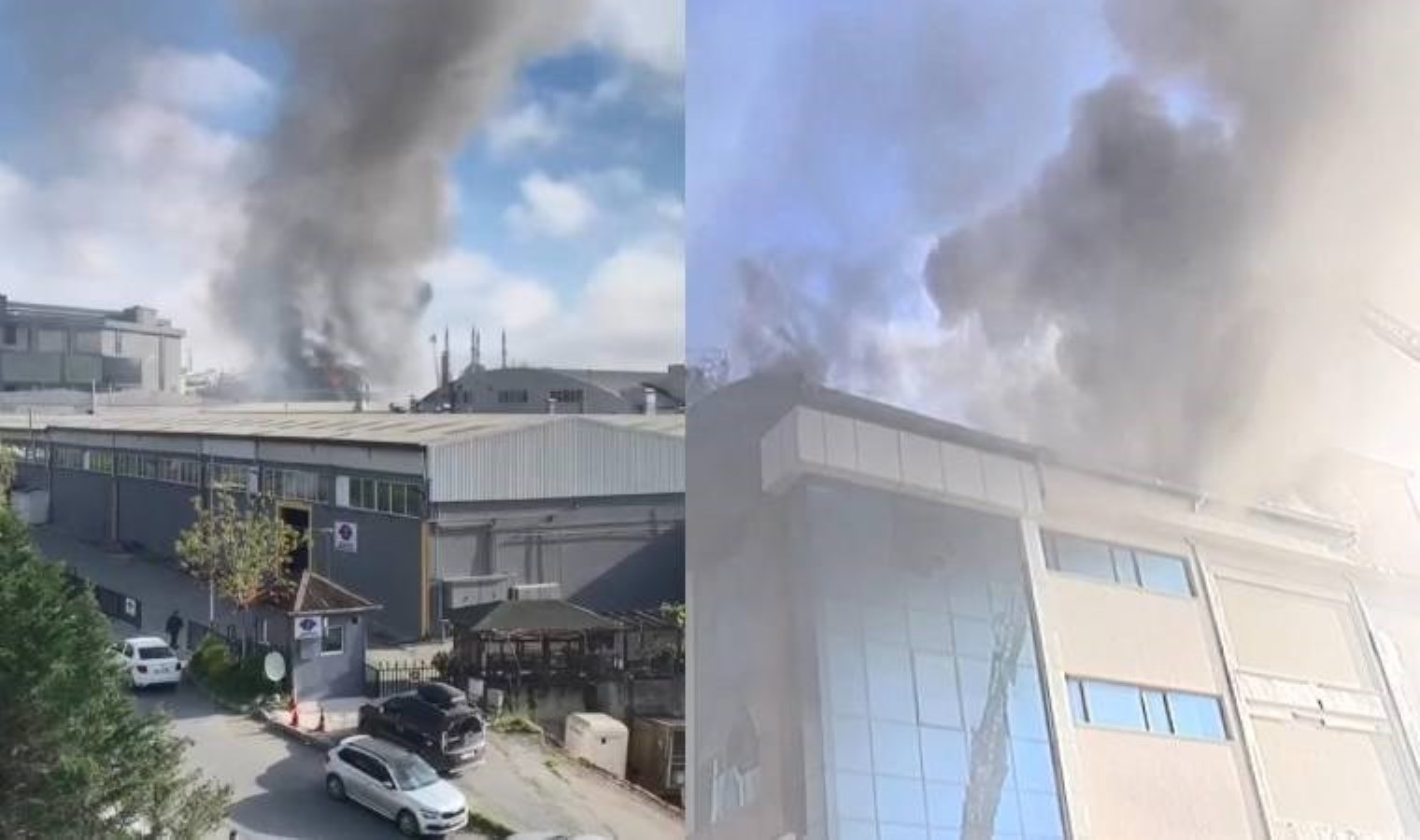 Esenyurt’ta tekstil fabrikasında korkutan yangın!