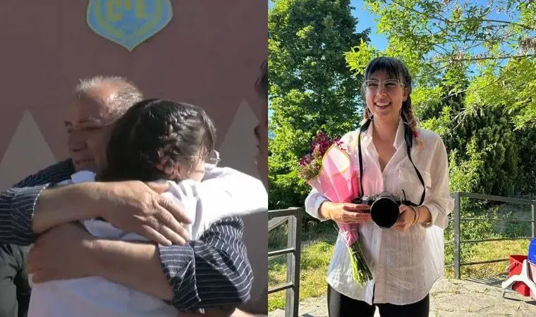 Esila fotoğraf makinesine kavuştu: ‘Tek temennim diğer öğrencilerin de tahliye olması’