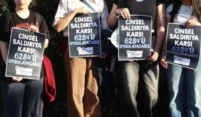 ESOGÜ’de kadınlardan cinsel şiddet protestosu: ‘Faillerle aynı kampüste olmayacağız’