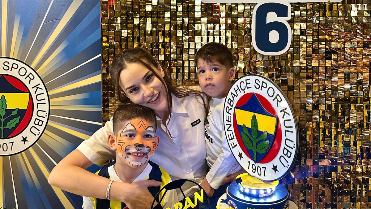 Fahriye Evcen ile Burak Özçivit’in büyük oğlu Karan 6 yaşına girdi